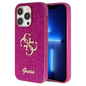 Hurtownia GSM - Etui Guess GUHCP15XHG4SGU Apple iPhone 15 Pro Max hardcase Glitter Script Big 4G fioletowy/purple - GUE3100 - {ean13} - Hurt
