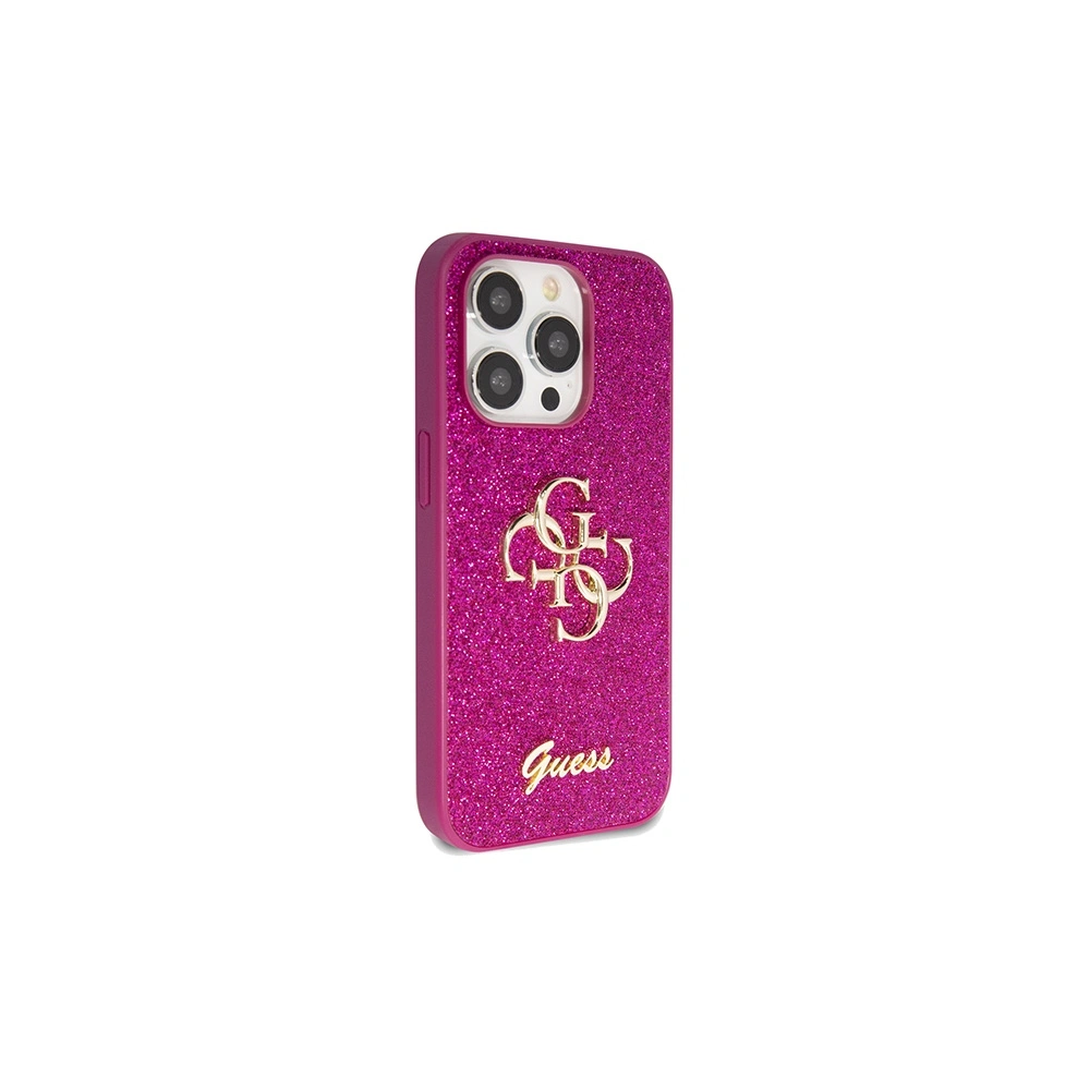 Hurtownia GSM - Case Guess GUHCP15XHG4SGU Apple iPhone 15 Pro Max Hardcase Glitter Script Big 4G lila/purple - GUE3100 - {ean13} - Hurt