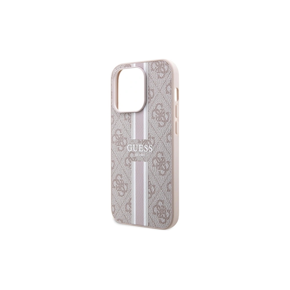 Hurtownia GSM - Etui Guess GUHMP15LP4RPSP Apple iPhone 15 Pro hardcase 4G Printed Stripes MagSafe roz/bălău - GUE3103 - {ean13} - Hurt