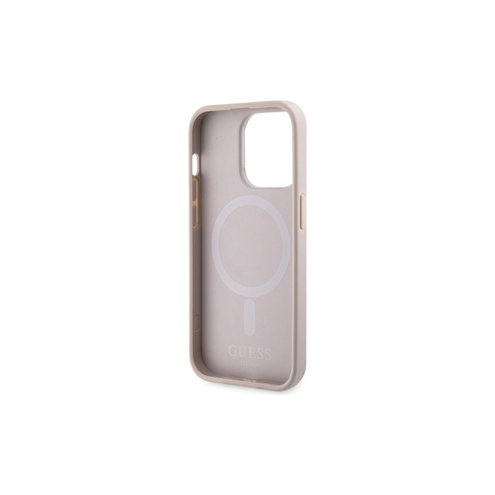 Hurtownia GSM - Etui Guess GUHMP15LP4RPSP Apple iPhone 15 Pro hardcase 4G Printed Stripes MagSafe roz/bălău - GUE3103 - {ean13} - Hurt