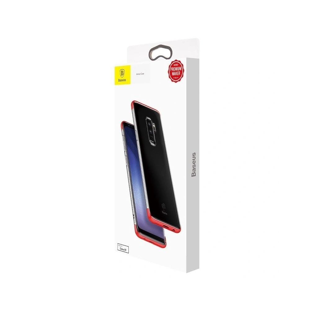 Hurtownia GSM - Etui transparent Baseus Armor Case pentru Samsung Galaxy S9 (roșu) - BSU532RED - {ean13} - Hurt