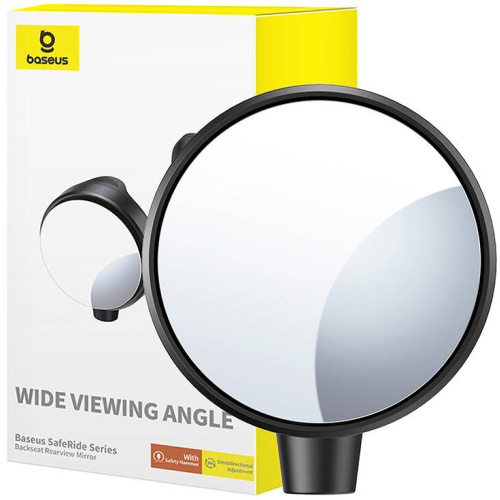 Baseus Distributor - 6932172647445 - BSU4778 - Baseus SafeRide Series rear-view mirror (black) - B2B homescreen