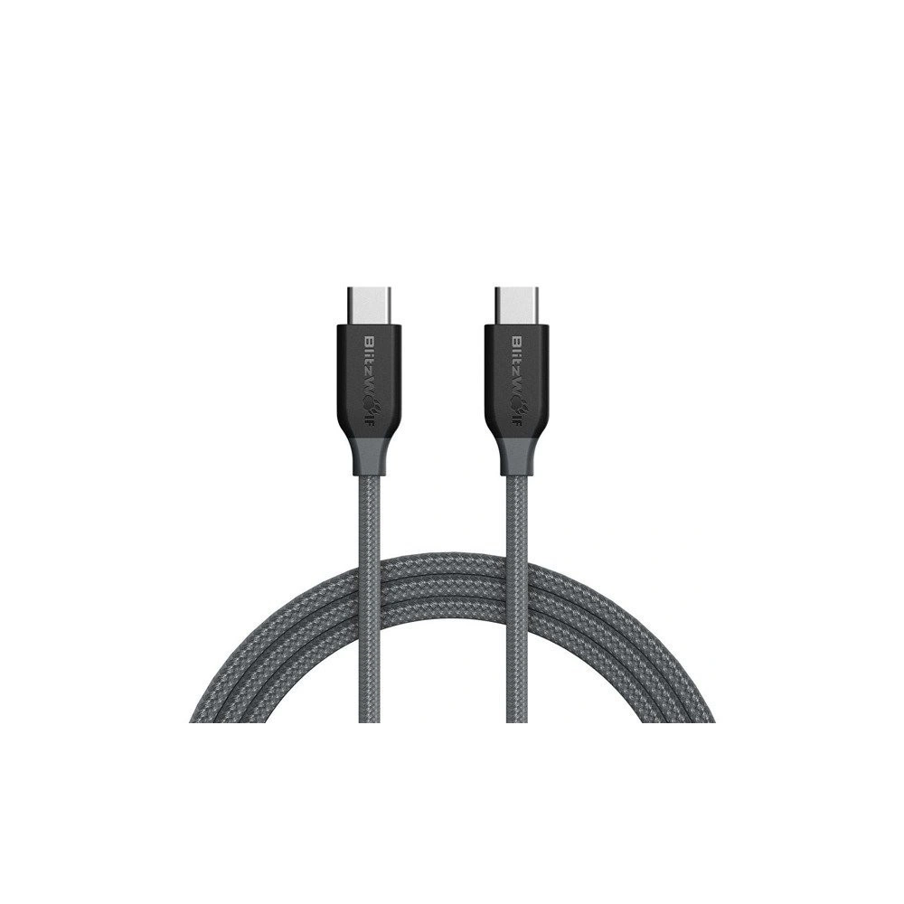 Wholesale USB-C PD AmpCore Cable BlitzWolf BW-TC4 1m Gray - BLZ074GRY - {ean13} - Hurt