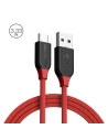 Hurtownia GSM - Kabel USB 2.0 typu C AmpCore Kevlar BlitzWolf BW-TC5 1m, czerwony - BLZ075RED - {ean13} - Hurt
