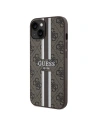 Hurtownia GSM - Etui Guess GUHMP15SP4RPSW Apple iPhone 15 / 14 / 13 hardcase 4G Printed Stripes MagSafe maro/brown - GUE3105 - {ean13} - Hurt
