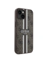 Hurtownia GSM - Etui Guess GUHMP15SP4RPSW Apple iPhone 15 / 14 / 13 hardcase 4G Printed Stripes MagSafe maro/brown - GUE3105 - {ean13} - Hurt