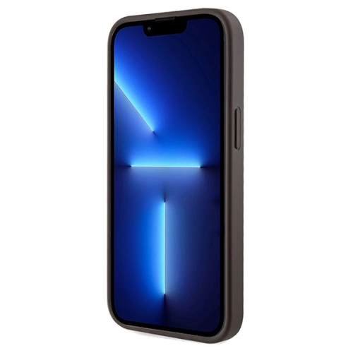 Etui Guess GUHMP15SP4RPSW Apple iPhone 15 / 14 / 13 hardcase 4G Printed Stripes MagSafe brązowy/brown