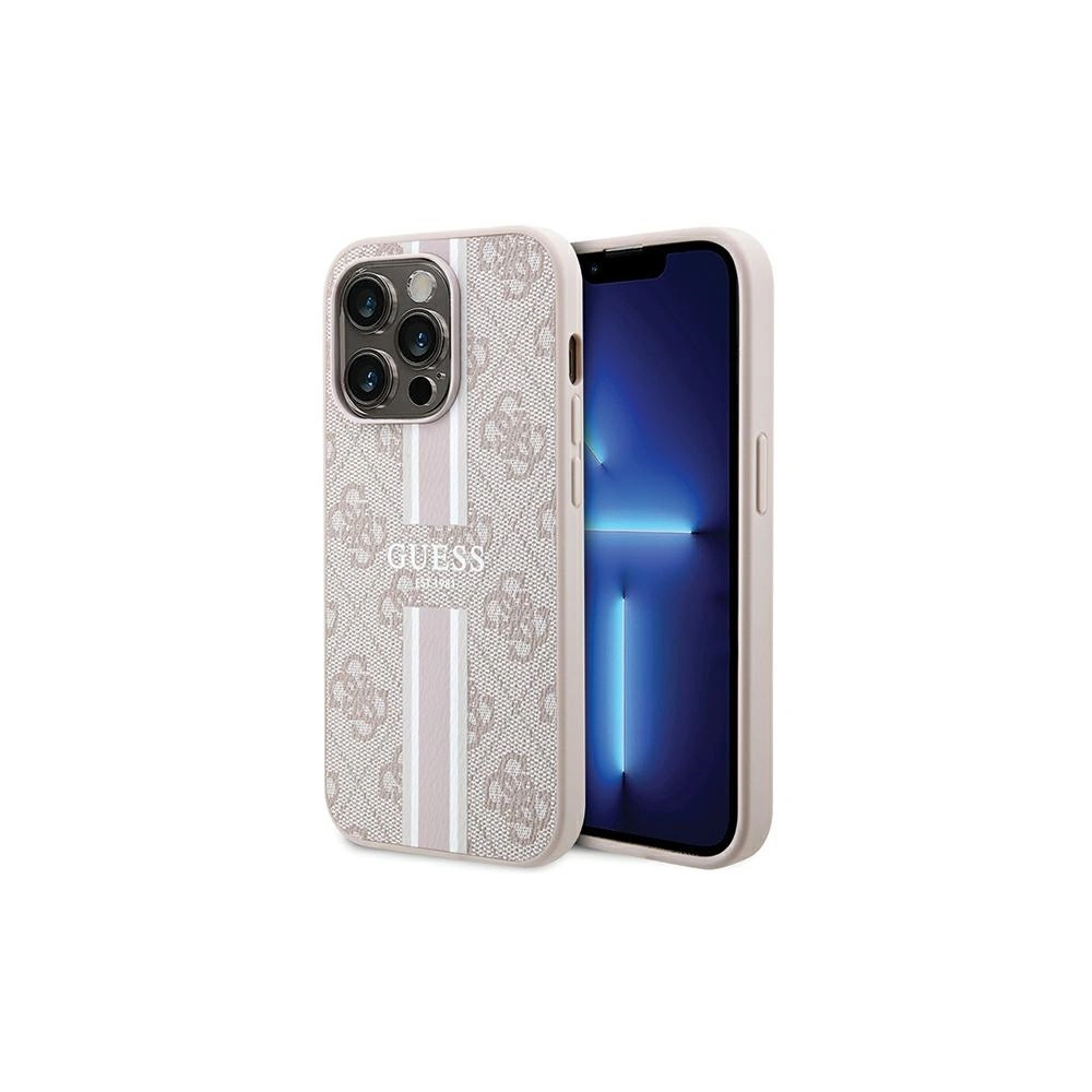 Hurtownia GSM - Etui Guess GUHMP15XP4RPSP Apple iPhone 15 Pro Max hardcase 4G Printed Stripes MagSafe rózsaszín/pink - GUE3106 - {ean13} - Hurt