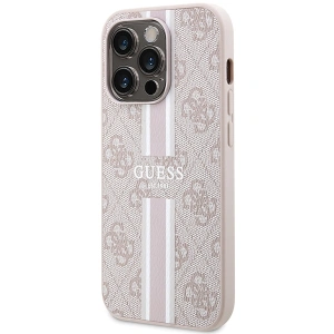 Hurtownia GSM - Case Guess GUHMP15XP4RPSP Apple iPhone 15 Pro Max Hardcase 4G Gedruckte Streifen MagSafe rosa/pink - GUE3106 - {ean13} - Hurt