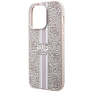 Hurtownia GSM - Case Guess GUHMP15XP4RPSP Apple iPhone 15 Pro Max Hardcase 4G Gedruckte Streifen MagSafe rosa/pink - GUE3106 - {ean13} - Hurt
