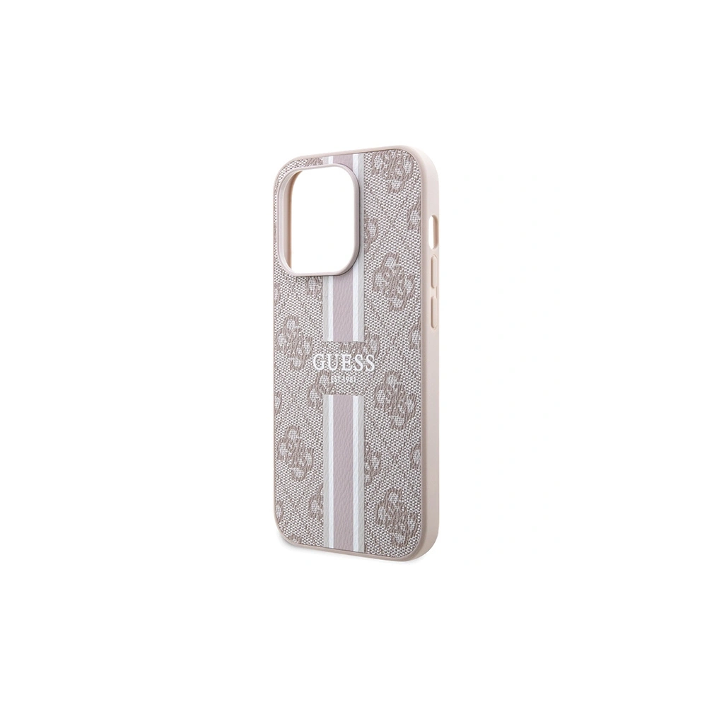 Hurtownia GSM - Case Guess GUHMP15XP4RPSP Apple iPhone 15 Pro Max Hardcase 4G Gedruckte Streifen MagSafe rosa/pink - GUE3106 - {ean13} - Hurt