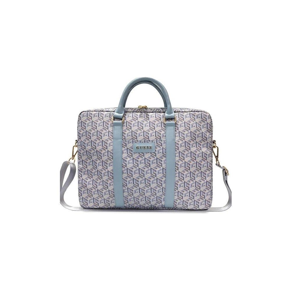 Hurtownia GSM - Torba Guess GUCB15HGCFSEB 16" GCube Stripes albastru/blue - GUE3109 - {ean13} - Hurt