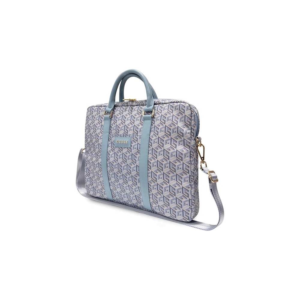 Hurtownia GSM - Torba Guess GUCB15HGCFSEB 16" GCube Stripes albastru/blue - GUE3109 - {ean13} - Hurt