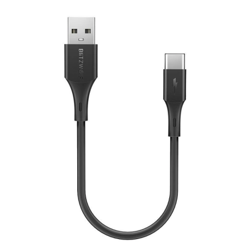 Kabel USB-C BlitzWolf BW-TC13 3A 0,3m (czarny)