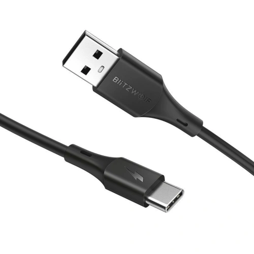 Kabel USB-C BlitzWolf BW-TC13 3A 0,3m (czarny)