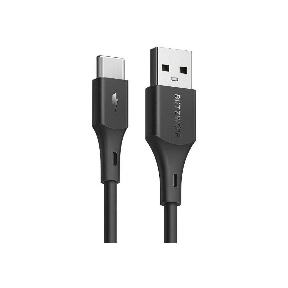 Hurtownia GSM - Kabel USB-C BlitzWolf BW-TC13 3A 0,3m (czarny) - BLZ077BLK - {ean13} - Hurt