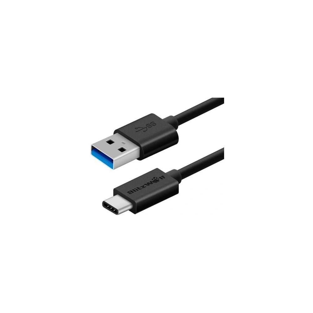 Hurtownia GSM - Kabel USB-C 3.0 BlitzWolf BW-CB3 1m (czarny) - BLZ079BLK - {ean13} - Hurt