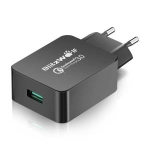 USB-Netzteil BlitzWolf BW-S5 Quick Charge 3.0 18W (schwarz)
