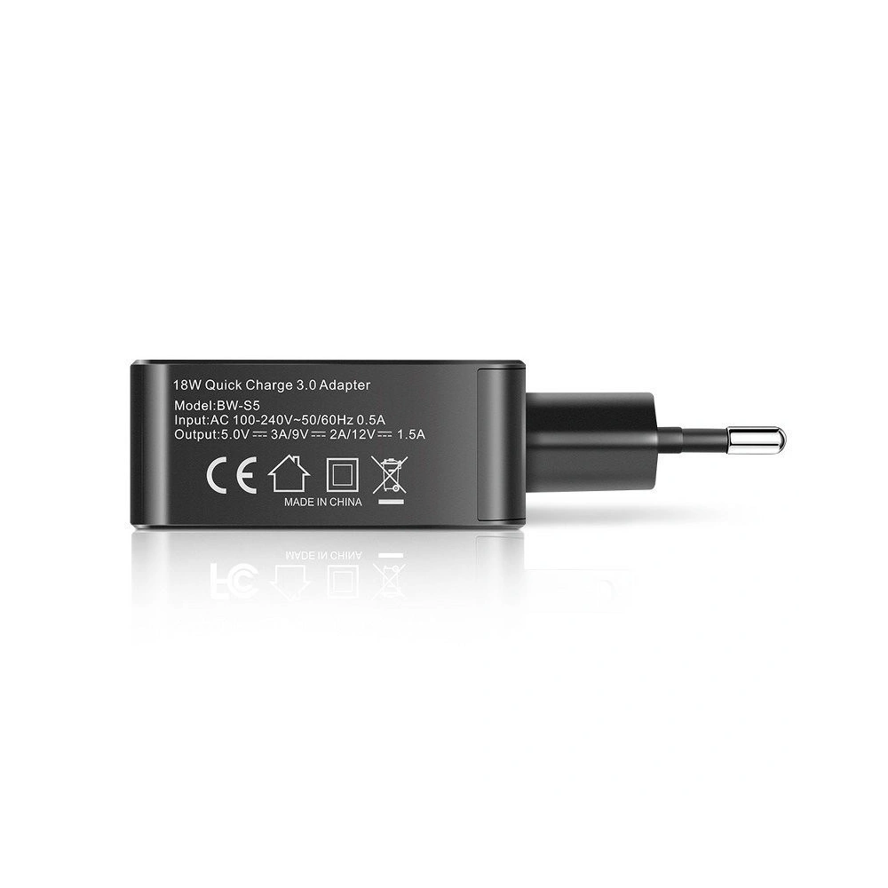 Hurtownia GSM - Ładowarka sieciowa USB BlitzWolf BW-S5 Quick Charge 3.0 18W (czarna) - BLZ080BLK - {ean13} - Hurt