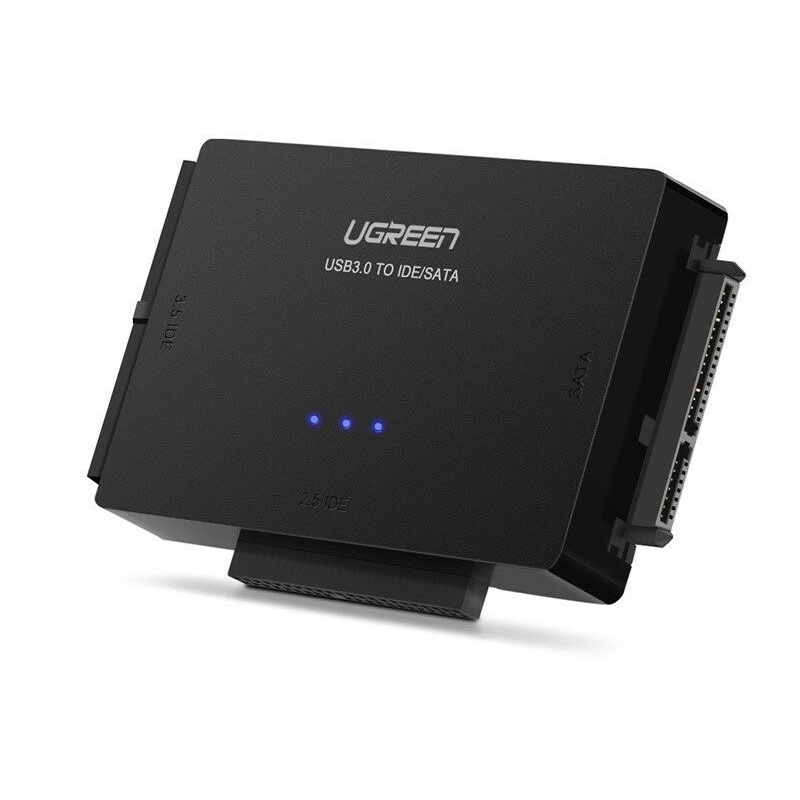Ugreen Distributor - 6957303826766 - UGR077 - USB 3.0 to SATA / IDE Hard Disk Drive Converter Adapter Cable SATA, 3.5, 2.5 UGREEN - B2B homescreen