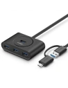 HUB USB 3.0 + USB-C 3.1 UGREEN 4-port, OTG