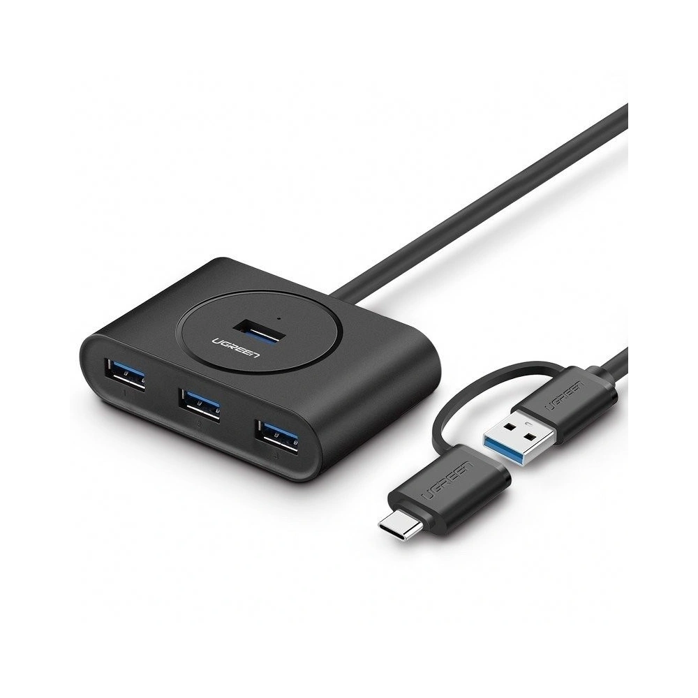 Wholesale HUB USB 3.0 + USB-C 3.1 UGREEN 4-port, OTG - UGR078 - {ean13} - Hurt