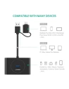 Wholesale HUB USB 3.0 + USB-C 3.1 UGREEN 4-port, OTG - UGR078 - {ean13} - Hurt
