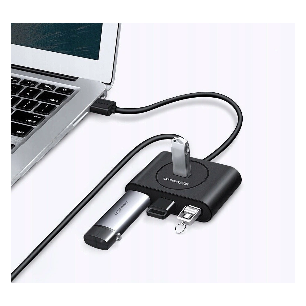 Hurtownia GSM - Hub USB 3.0 4w1 UGREEN 0,5m - UGR080 - {ean13} - Hurt