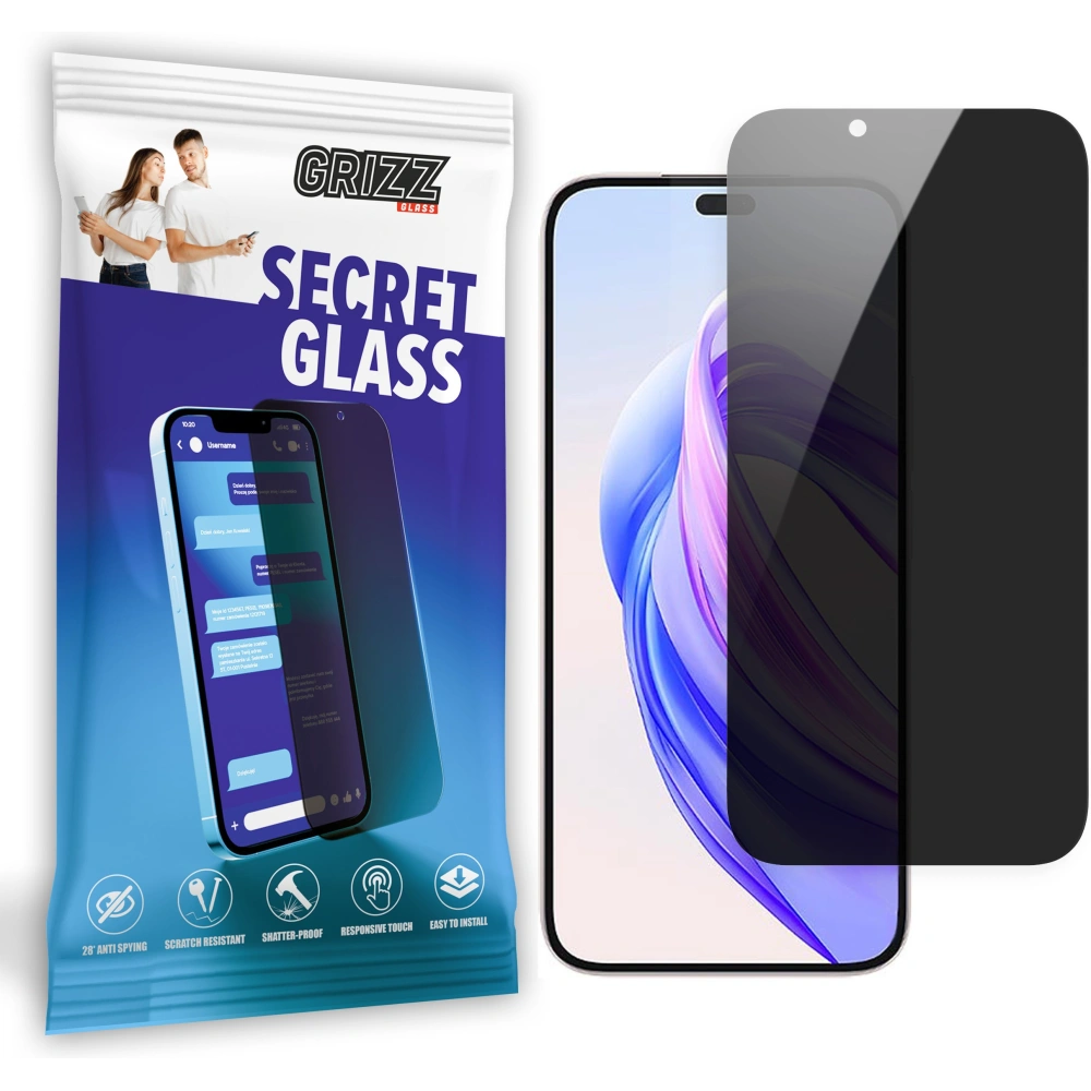 Hurtownia GSM - Szkło prywatyzujące GrizzGlass SecretGlass für Honor X50i Plus - GRZ7453 - {ean13} - Hurt