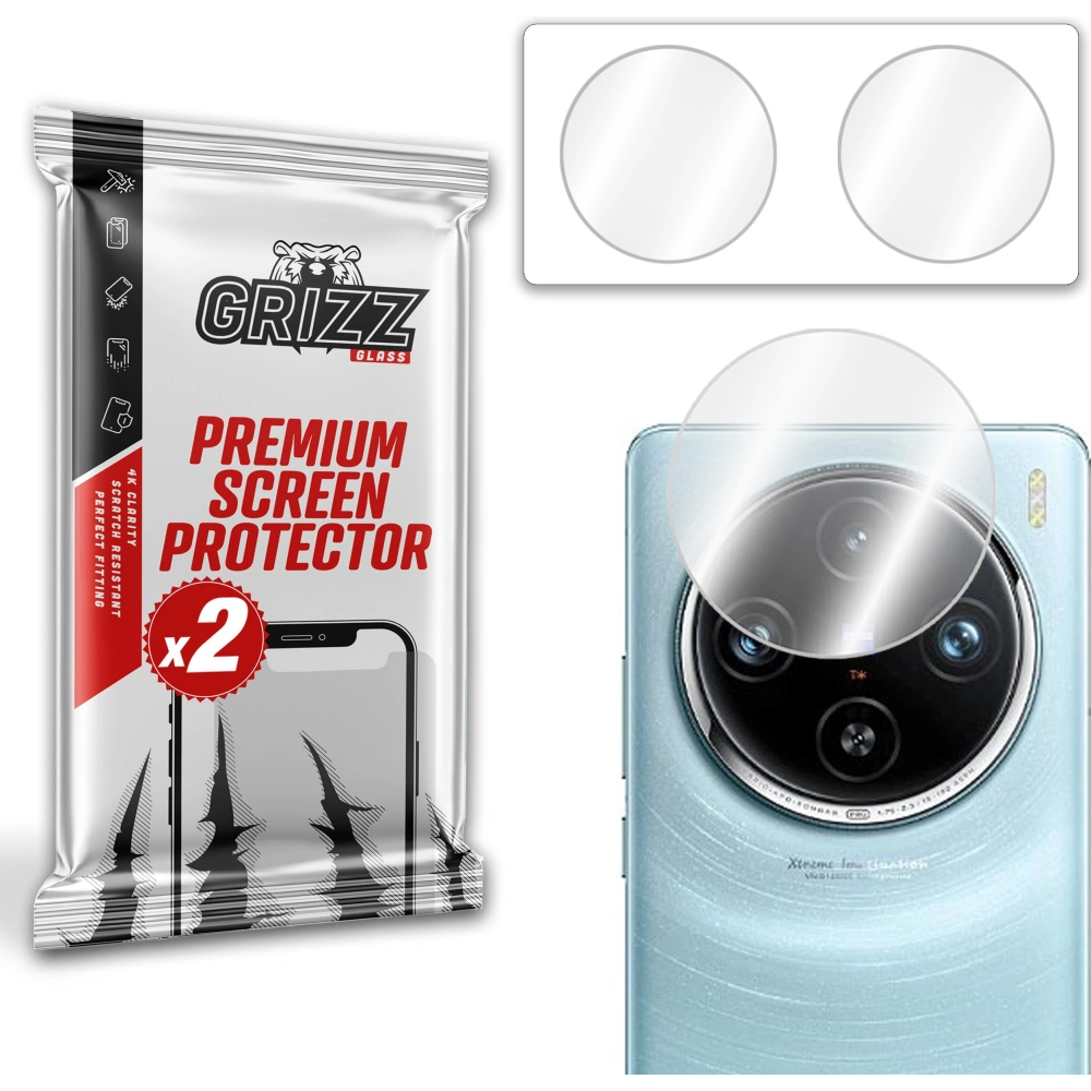 Hurtownia GSM - Üveg a GrizzGlass HybridGlass kamerához Vivo X100 Pro-hoz - GRZ7467 - {ean13} - Hurt