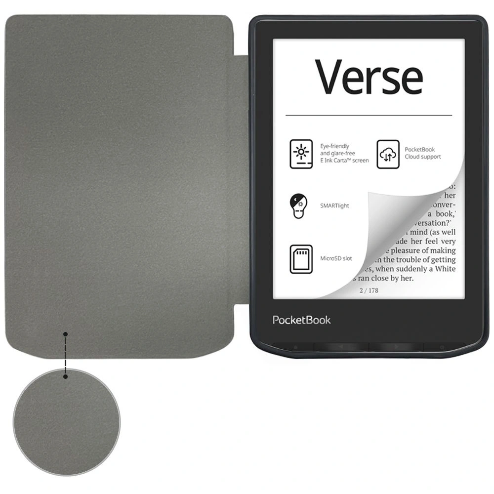 Hurtownia GSM - Case Tech-Protect SmartCase Pocketbook Verse Schwarz - THP2470 - {ean13} - Hurt