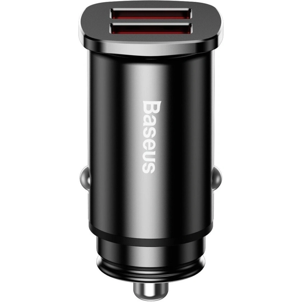 Hurtownia GSM - Ładowarka samochodowa Baseus Square 2xUSB QC3.0 5A 30W (czarna) - BSU541BLK - {ean13} - Hurt