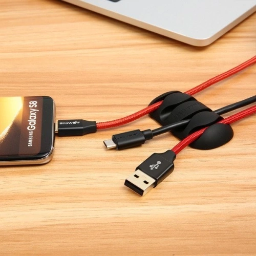 Mini organizer kabla BlitzWolf BW-PM2 (4-slotowy) białe / czarne (4 sztuki)