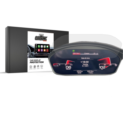 GrizzGlass Distributor - 5904063593224 - GRZ7488 - Matte GrizzGlass CarDisplay Protection Audi A4 B9 Virtual Cockpit Plus 12,3" 2020 - B2B homescreen