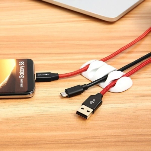 Mini organizer kabla BlitzWolf BW-PM2 (4-slotowy) białe / czarne (4 sztuki)