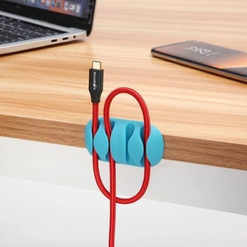 Mini organizer kabla BlitzWolf BW-PM2 (4-slotowy) białe / czarne (4 sztuki)