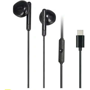 Hurtownia GSM - Sluchátka s drátem do uší AWEI PC-6T USB-C, 1.2m černá/black - AWEI172 - {ean13} - Hurt