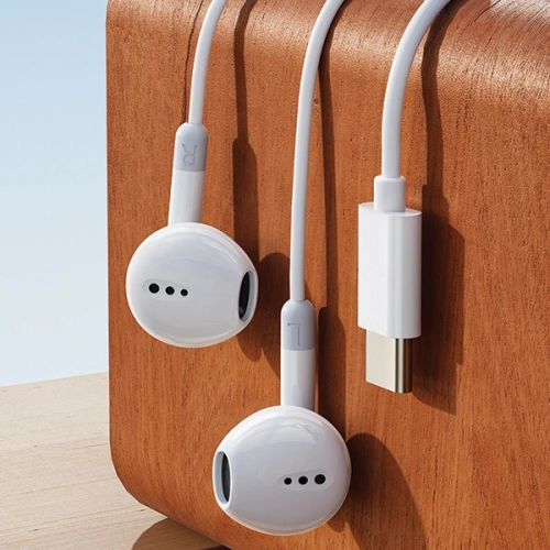 Słuchawki przewodowe douszne AWEI PC-6T USB-C, 1.2m czarny/black