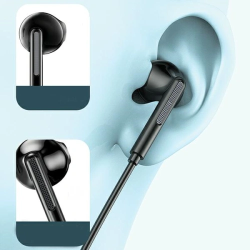 Słuchawki przewodowe douszne AWEI PC-7T USB-C 1.2m czarny/black