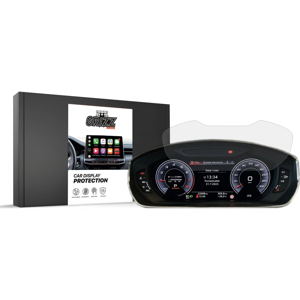 Hurtownia GSM - Mattfolie GrizzGlass CarDisplay Schutz für Audi Q3 Virtual Cockpit 10,25" 2020 - GRZ7491 - {ean13} - Hurt