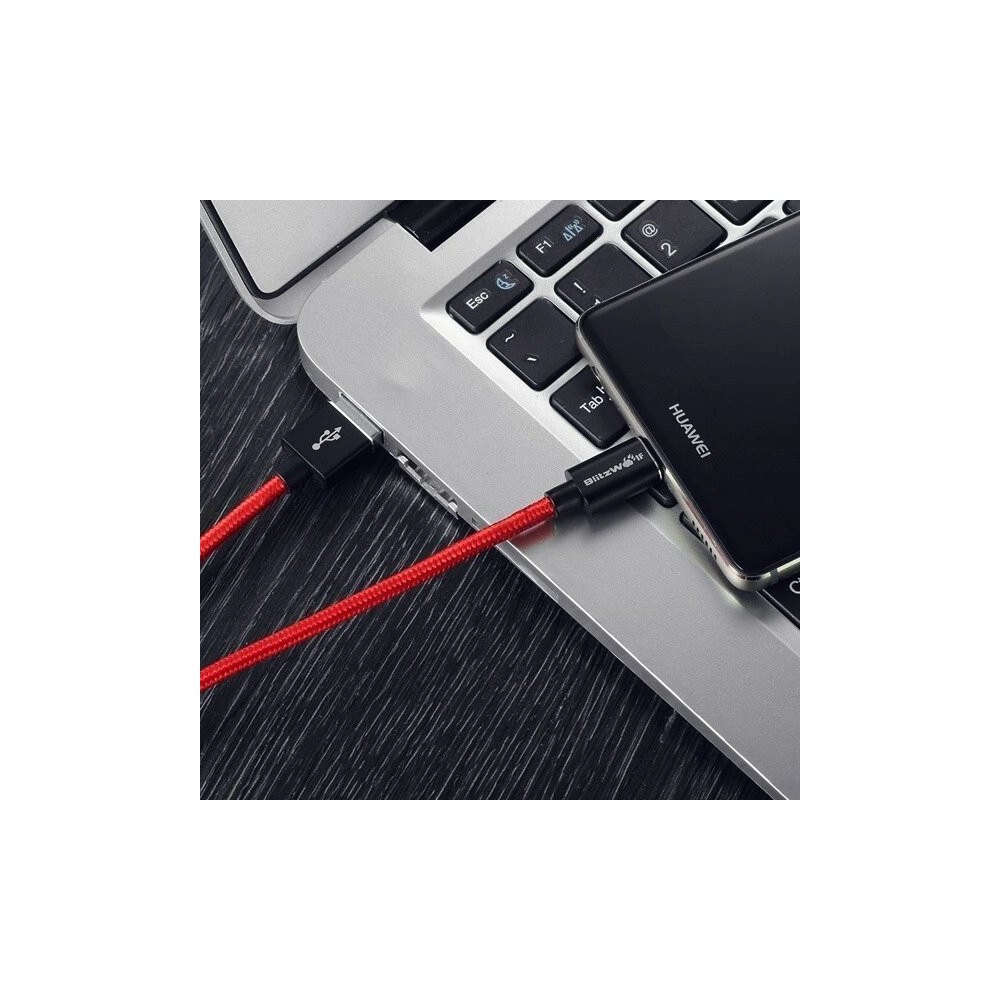 Wholesale USB-C Cable BlitzWolf BW-TC3 2,5m Red - BLZ085RED - {ean13} - Hurt