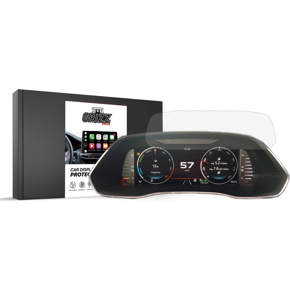 Hurtownia GSM - Matt fólia GrizzGlass CarDisplay védelem Skoda Octavia 4 Virtual Cockpit 10,25" 2020-hez - GRZ7503 - {ean13} - Hurt