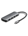HUB USB-C do USB 3.0 UGREEN 4-portowy, PD, OTG