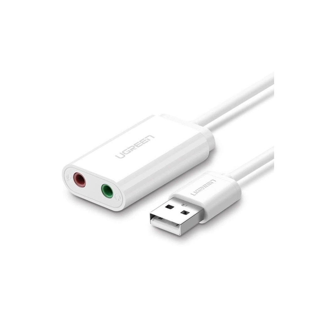 Wholesale USB External Sound Card UGREEN 15cm White - UGR083WHT - {ean13} - Hurt