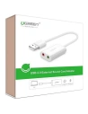 Hurtownia GSM - Zewnętrzna karta dźwiękowa USB UGREEN 15cm (biały) - UGR083WHT - {ean13} - Hurt