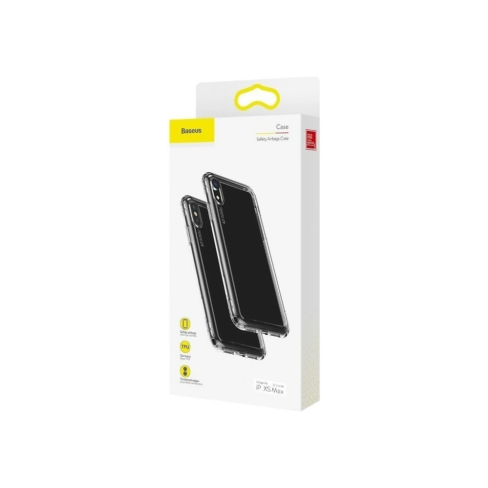 Hurtownia GSM - Husa transparentă Baseus Safety Airbags pentru iPhone XS Max (transparentă) - BSU546CL - {ean13} - Hurt