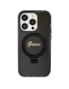 Wholesale Guess GUHMP13LHRSGSK Apple iPhone 13 / 13 Pro hardcase Ring Stand Script Glitter MagSafe black - GUE3112 - {ean13} - Hurt