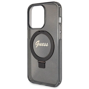 Hurtownia GSM - Case Guess GUHMP13LHRSGSK Apple iPhone 13 / 13 Pro Hartschale Ring Stand Script Glitter MagSafe schwarz/black - GUE3112 - {ean13} - Hurt
