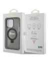 Wholesale Guess GUHMP13LHRSGSK Apple iPhone 13 / 13 Pro hardcase Ring Stand Script Glitter MagSafe black - GUE3112 - {ean13} - Hurt
