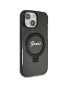 Hurtownia GSM - Etui Guess GUHMP13MHRSGSK Apple iPhone 13 / 14 / 15 hardcase Ring Stand Script Glitter MagSafe negru/black - GUE3113 - {ean13} - Hurt